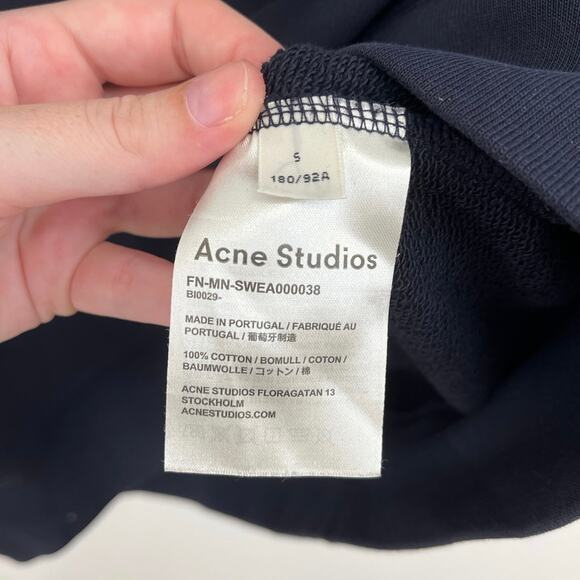 Acne Studios Nuolja Forba Sweden Graphic Printed Crewneck Sweatshirt - Small - Picture 8 of 11